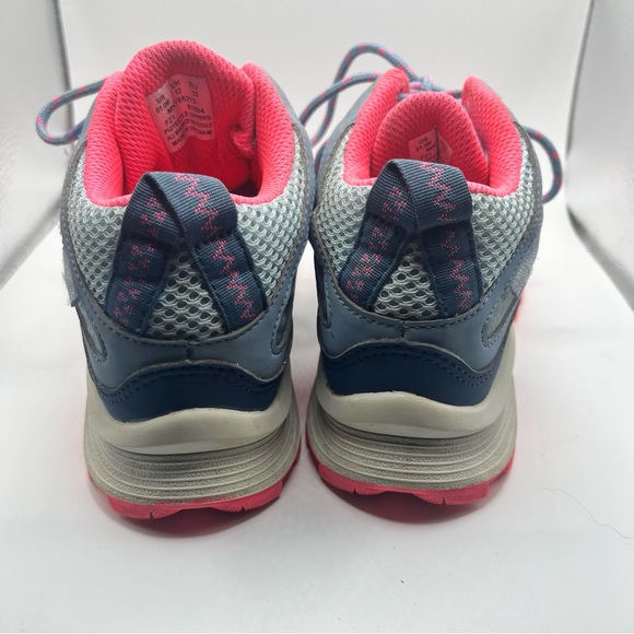 Merrell Kids Moab Speed Shoes in pink and gray size 1 - Picture 4 of 9